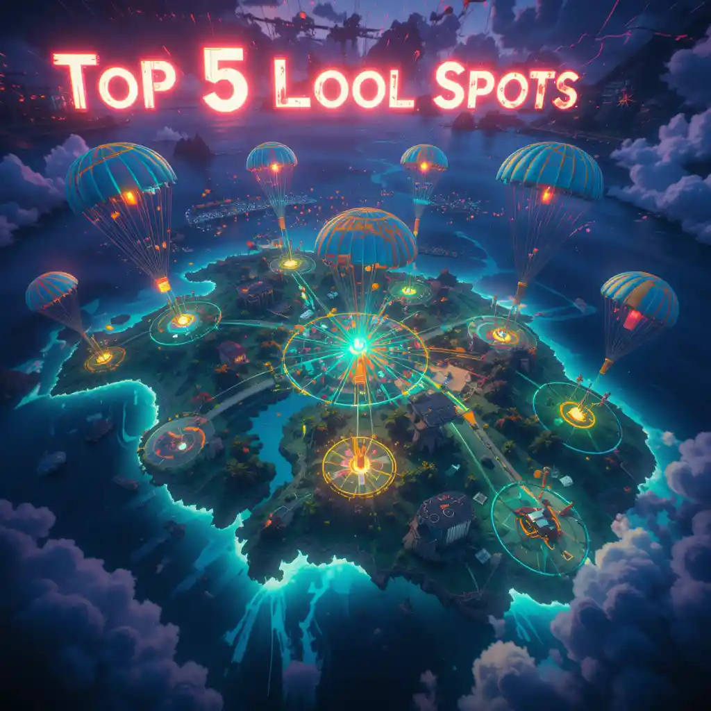 5 Drop Zone Paling Gacor di Bermuda Free Fire 2025