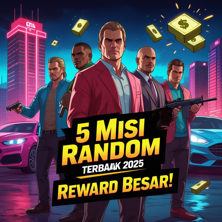 5 Misi Random Terbaik di GTA Online 2025 dengan Reward Besar!