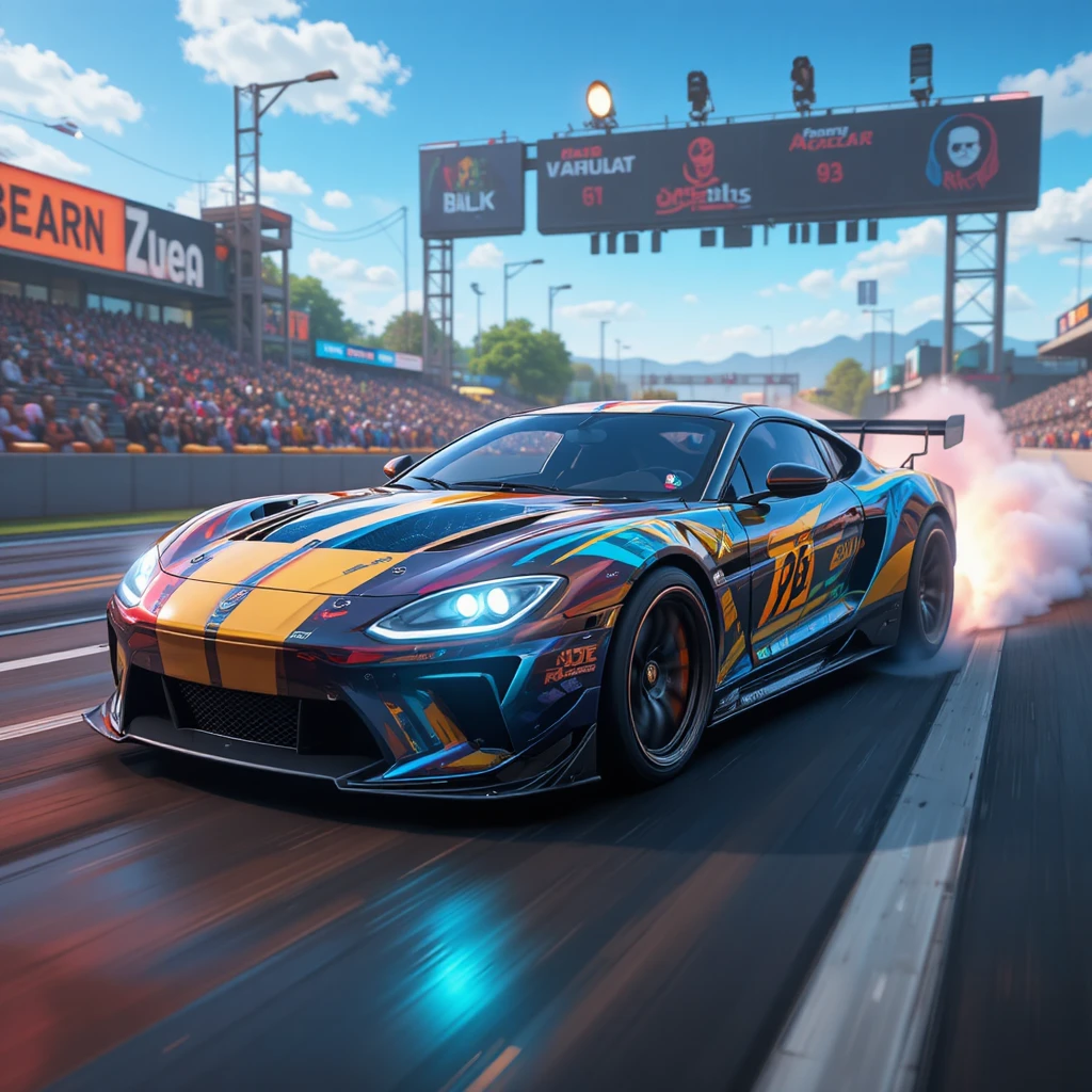 Vehicle Legends: Drag Race Supercar!