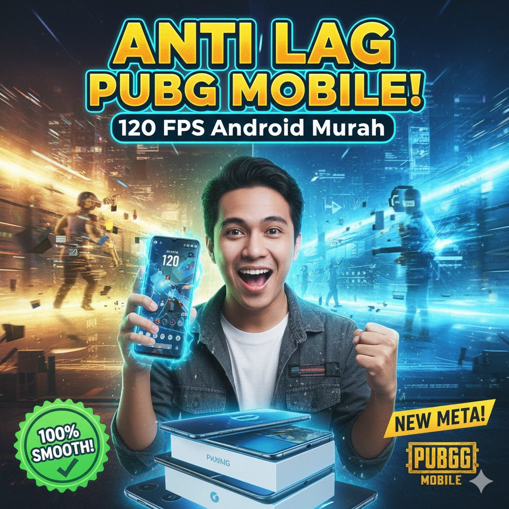 Anti Lag PUBG Mobile: 120 FPS Lancar di HP Android Murah 2025!