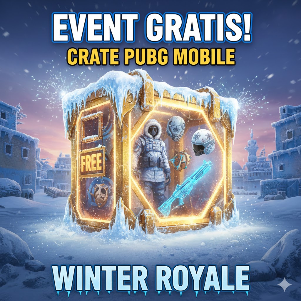 Event Gratis Crate PUBG Mobile Winter Royale