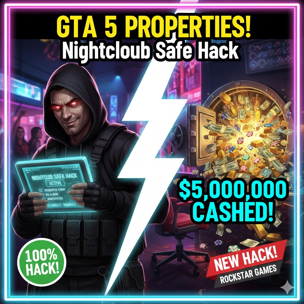 GTA Online Nightclub Safe Hack 2025: Ambil $50k/Jam Unlimited – Passive Money Infinite!