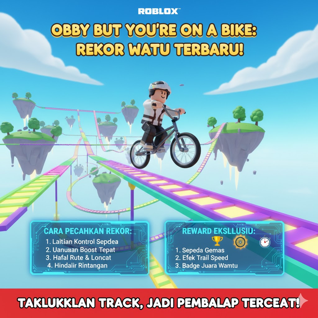 Obby But You're on a Bike: Rekor Waktu Tercepat Terbaru Januari 2026