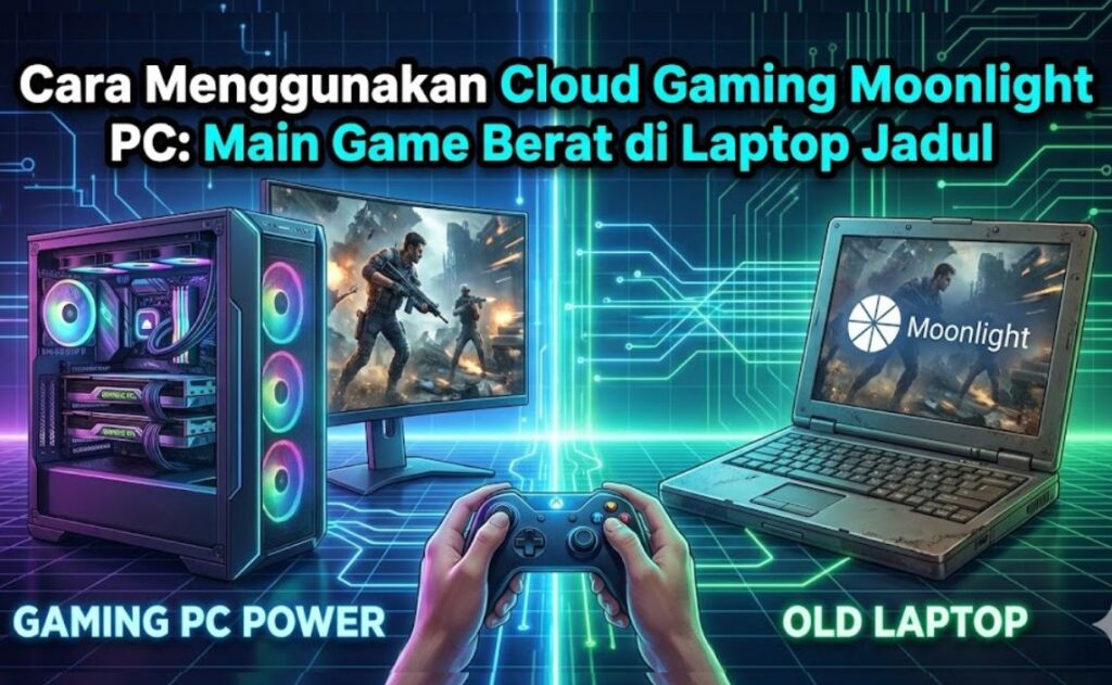 Cara Menggunakan Cloud Gaming Moonlight PC: Main Game Berat di Laptop Jadul