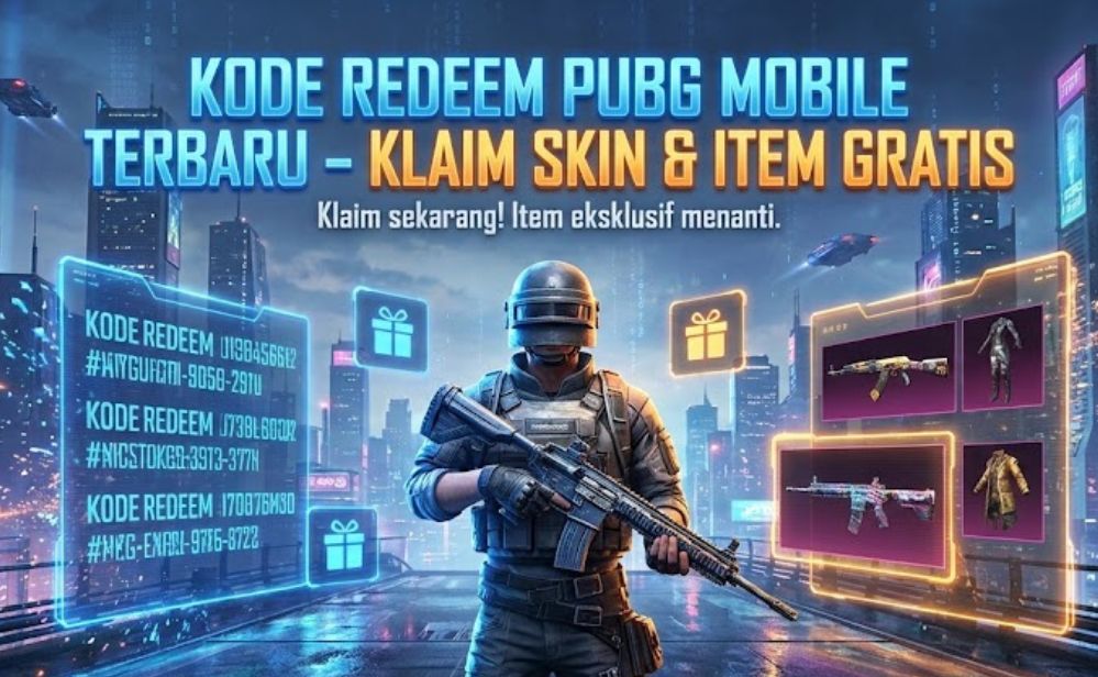 Kode Redeem PUBG Mobile Terbaru Klaim Skin dan Item Gratis