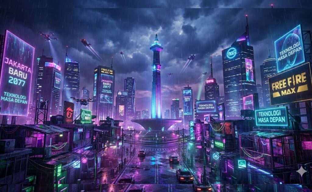 Free Fire Max Hadirkan Map 'Cyberpunk' Jakarta