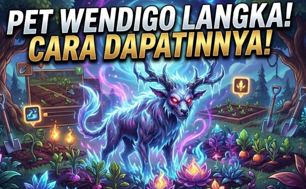 Cara Mendapatkan Pet Wendigo Langka di Grow a Garden
