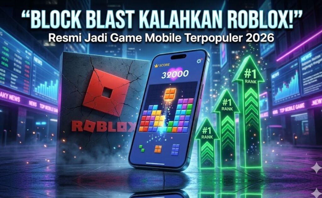Mengejutkan! Block Blast Kalahkan Roblox sebagai Game Mobile Terpopuler 2026