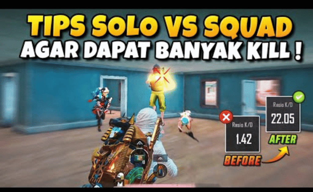 5 Tips Bermain Solo vs Squad yang Jarang Diketahui Pemain PUBG Mobile